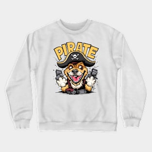 Pirate dog Crewneck Sweatshirt